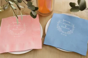 Affordable personalized napkins for events